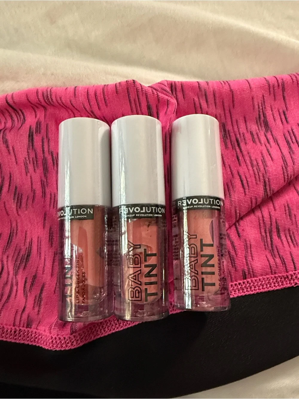 Makeup Revolution Baby Tint Liquid Lip Tints - Soft Pink Trio